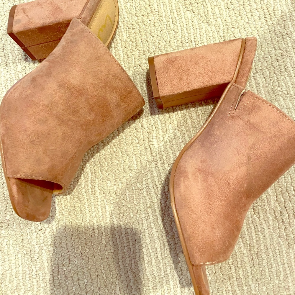 Open toe heels